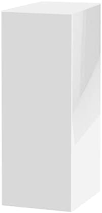 Tall White Acrylic Display Cube No Lid 12x12x40