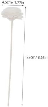 Vaguelly 10pcs Tiny Fake Flower Diffuser Sticks for Home Office Decor