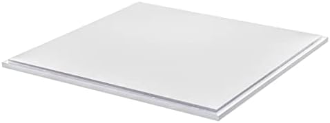 Tall Display Cube 12x12x16 Clear with White Base