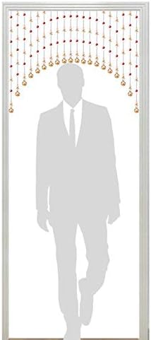OKUOKA 20 Strands Crystal Glass Door Curtain