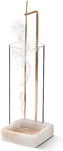 Unique Marble Incense Stick Holder Anti-Ash Flying 100 Mess-Free