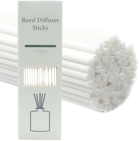 100PCS Reed Diffuser Sticks 3mm 12 Inch White