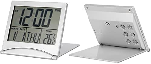 GLOGLOW Multifunctional LED Clock with Weather Monitoring