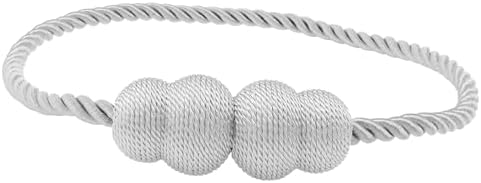 Magnetic Curtain Tiebacks 4 Pack for Window Drapes