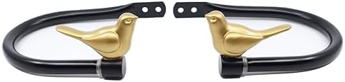 Meriville Set of 2 Farmhouse Gold Bird Curtain Holdbacks