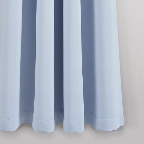 Lush Decor Blackout Curtain Panels 52x63 Blue Moon Classic Modern