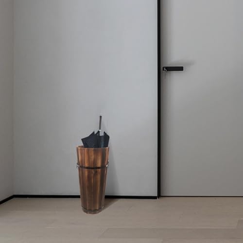ABOOFAN Wooden Umbrella Stand for Entryway Rustic Cane Holder Decorative
