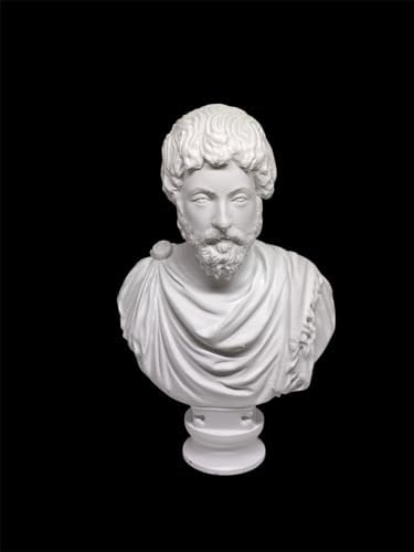 Marcus Aurelius Bust 3D Printed Sculpture 8 Inches