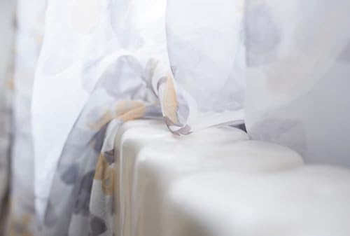 Iuokuby Pastoral European Semi Sheer Curtain Panel