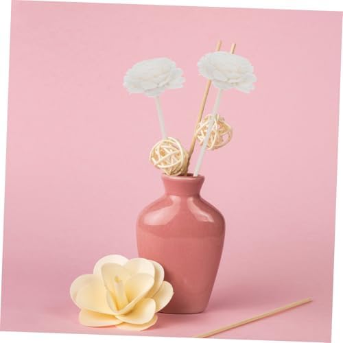 Vaguelly 10pcs Tiny Fake Flower Diffuser Sticks for Home Office Decor