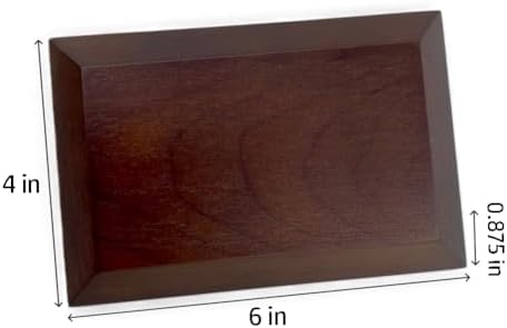 Dark Brown Solid Cherrywood Pedestal Display Base