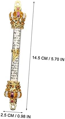 Veemoon Metal Mezuzah for Home Door Jewish Decor