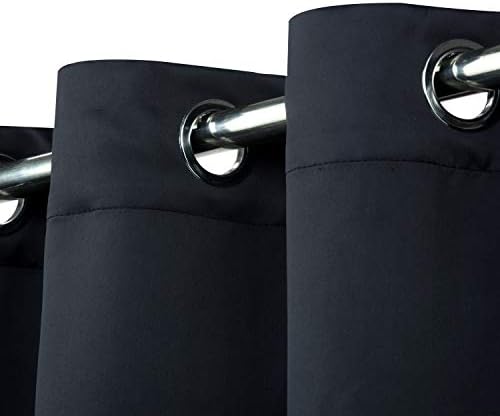 MDS Blackout Curtain Panels 42x54 Inch Black