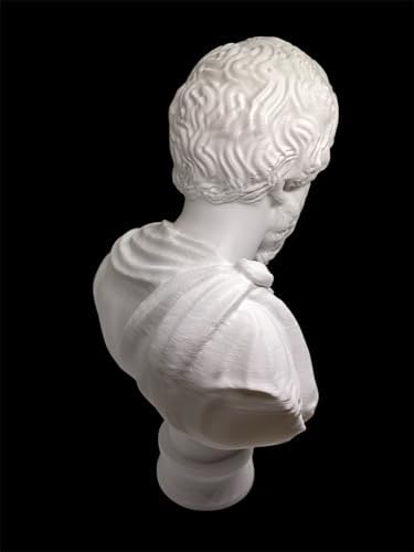 Marcus Aurelius Bust 3D Printed Sculpture 8 Inches