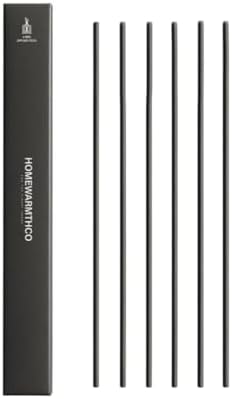 6 Pack Black Reed Diffuser Sticks 75in x 35mm