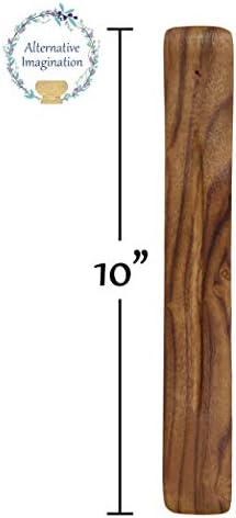 Wooden Incense Holder - 10 Inches Long for Stick Incense