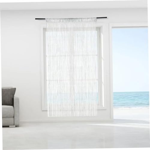 Shiny Beaded Curtain for Doorway and Window Decor