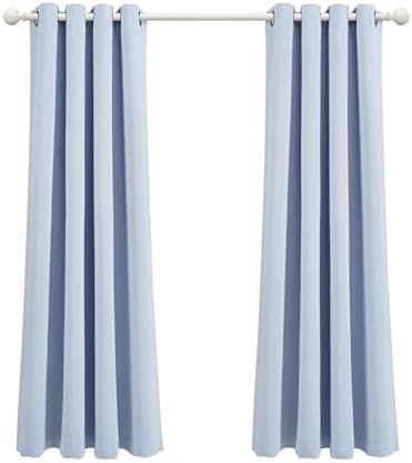 Lush Decor Blackout Curtain Panels 52x63 Blue Moon Classic Modern