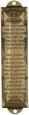 3X Mezuzah Wall Decor Plaque Ornament Metal Blessing Door Ornament Jewish Gift