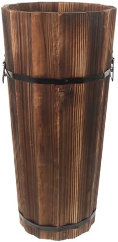 ABOOFAN Wooden Umbrella Stand for Entryway Rustic Cane Holder Decorative