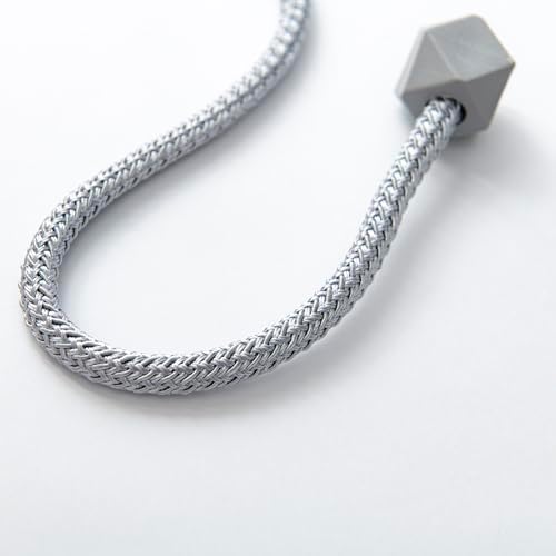 Magnetic Curtain Tiebacks with Thick Twist Rope