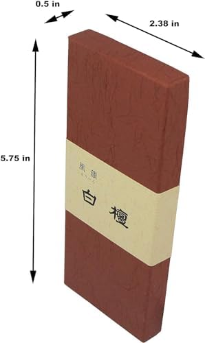 Minorien Sandalwood Incense 65 Sticks in 2 Boxes with Japanese Sticker