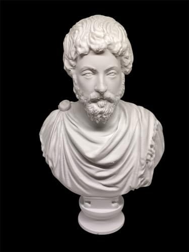 Marcus Aurelius Bust 3D Printed Sculpture 8 Inches