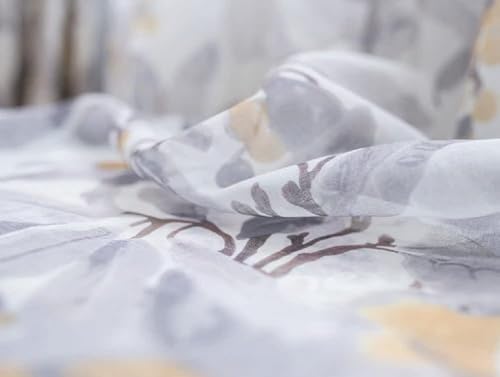 Iuokuby Pastoral European Semi Sheer Curtain Panel