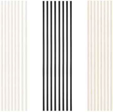 MysticHome 24PCS Natural Reed Diffuser Sticks - Strong Scent for Large Rooms Bathroom Bedroom