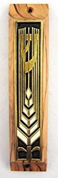 Olive Wood Mezuzah from Israel by YourHolyLandStore