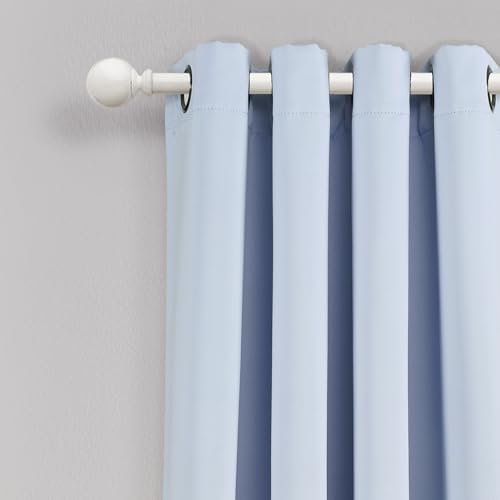 Lush Decor Blackout Curtain Panels 52x63 Blue Moon Classic Modern