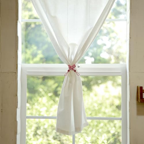 Uxcell 2 Pcs Light Green Braided Curtain Tiebacks
