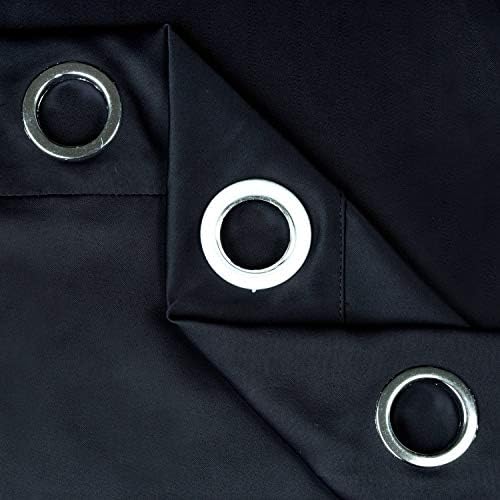 MDS Blackout Curtain Panels 42x54 Inch Black