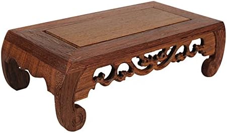 Oriental Furniture Display Stand Wooden Rosewood Base Vase Plant Pedestal