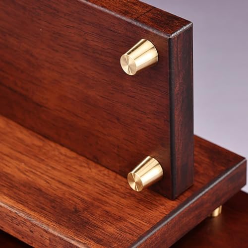 GOLDY WENDY Rectangular Wooden Tray Pedestal Base