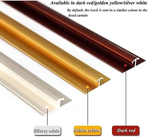 Brown Wood Beaded Curtain for Doorway and Room Divider