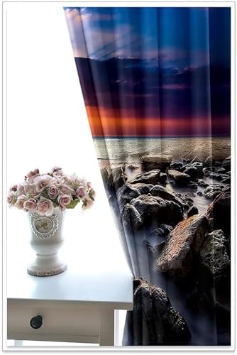 Homxi Curtains Dining Room 2 Panels Set Blackout