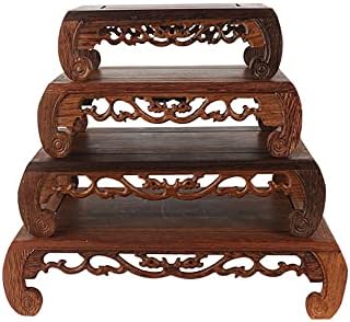 Oriental Furniture Display Stand Wooden Rosewood Base Vase Plant Pedestal
