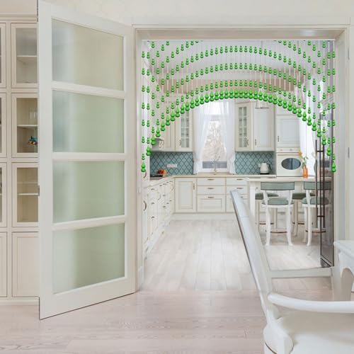 NEVKA Beaded Curtain with Gourd Design for Doorway and Room Divider