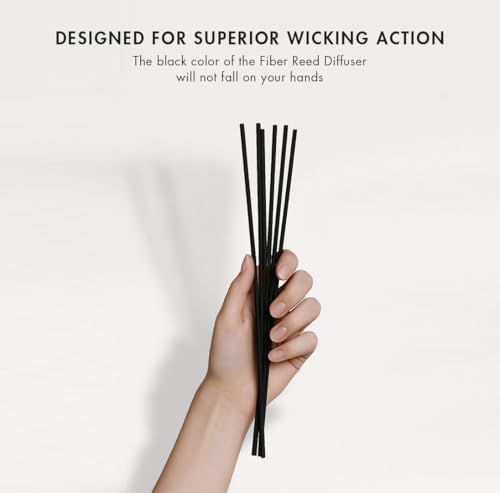 6 Pack Black Reed Diffuser Sticks 75in x 35mm