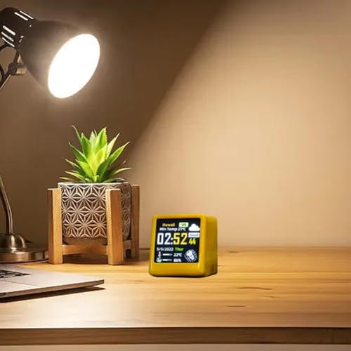 Color Display Alarm Clock with Weather Calendar and Wi-Fi