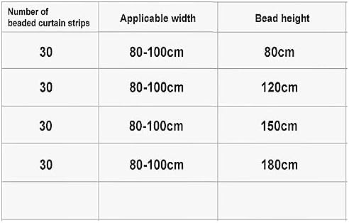 EMYJAY Multi-Color Shell Door Curtain 30Pcs 150cm Pink Beaded String Decor