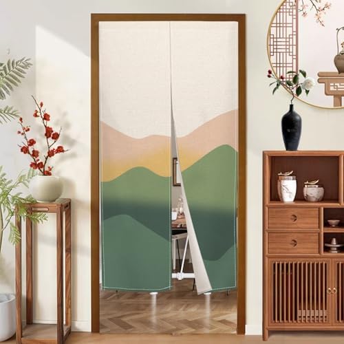 Japanese Noren Door Curtain 335x709 Inch Privacy Divider Decor