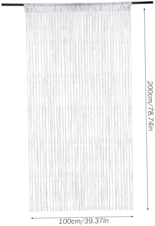 Shiny Beaded Curtain for Doorway and Window Decor