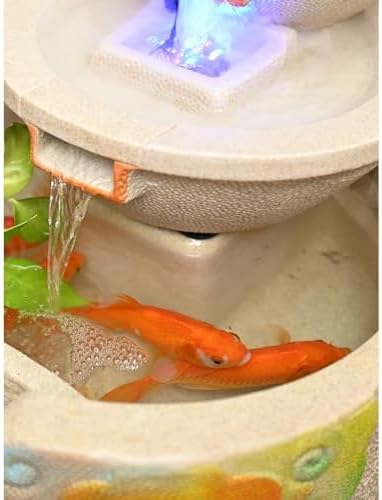 Cascading Rock Outdoor Water Fountain for Relaxation