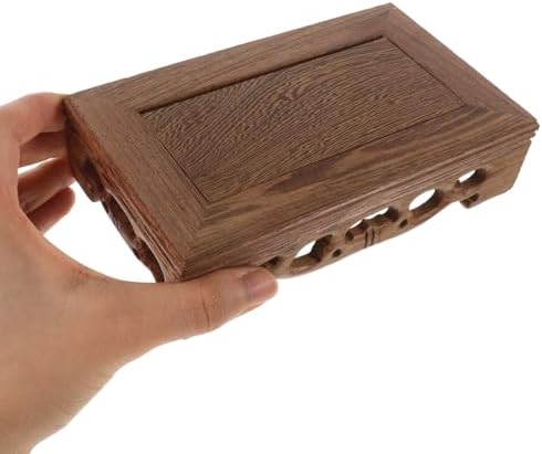 Ipetboom Wooden Seat Table Lamp Teapot Base Display Stand