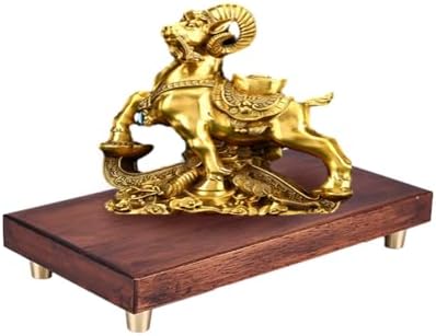 GOLDY WENDY Rectangular Wooden Tray Pedestal Base