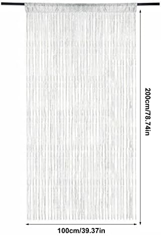 Colorful Shiny Tassel Fringe String Curtains for Doorways