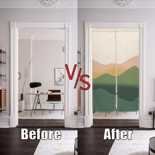 Japanese Noren Door Curtain 335x709 Inch Privacy Divider Decor