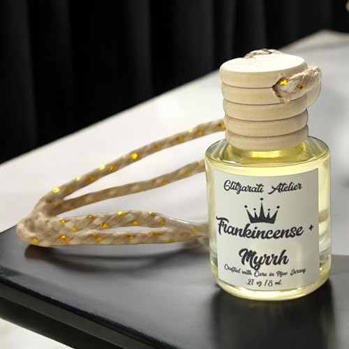 Frankincense Myrrh Car Diffuser - 8ml Glass